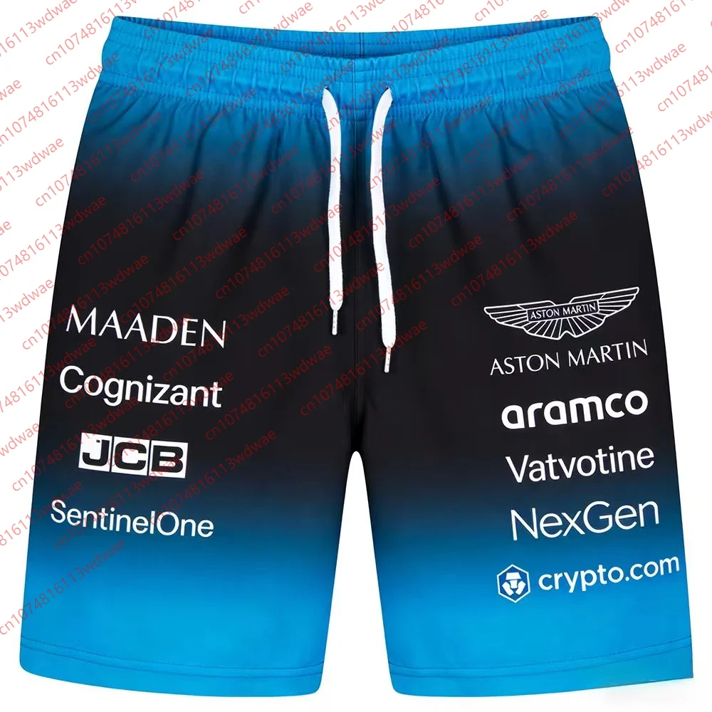 

Шорты для мотогонок Aston Martin 2026, летняя серия, в стиле испанских гонщиков Фернандо Алонсо, номер 14, быстросохнущие, для фанатов