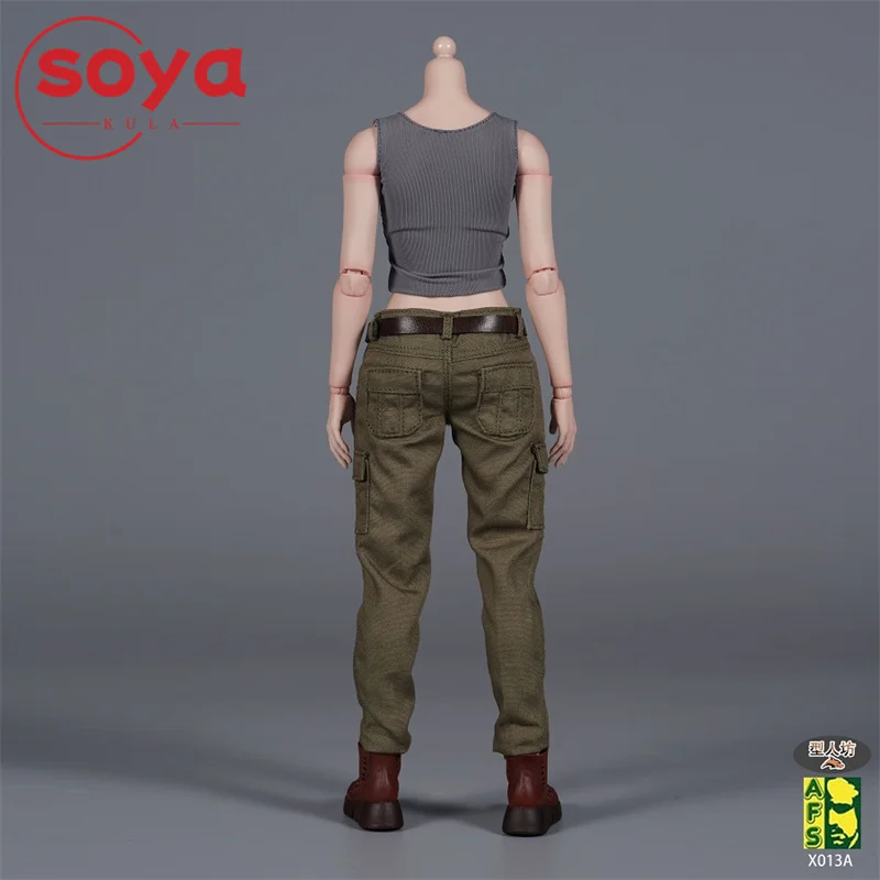 AFS X013-ropa táctica femenina a escala 1/6, chaleco de combate, pantalones de trabajo, modelo de ropa para muñecas corporales de figura de acción de soldado de 12"