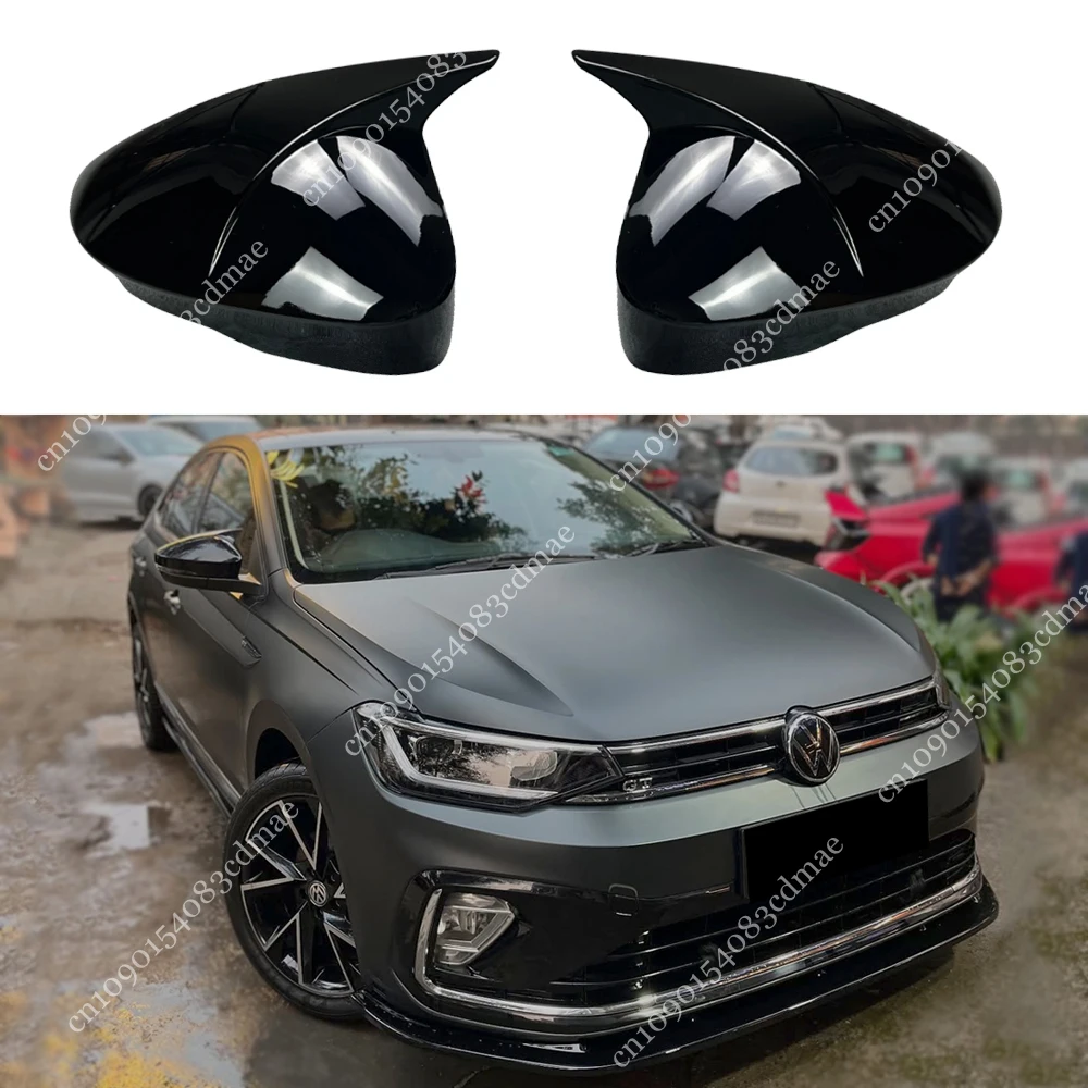 Для Volkswagen Virtus 2024 2025 пара зеркал заднего вида, крышка из АБС-пластика, УФ-защита, крышка зеркала заднего вида, боковое крыло, модифицированные аксессуары