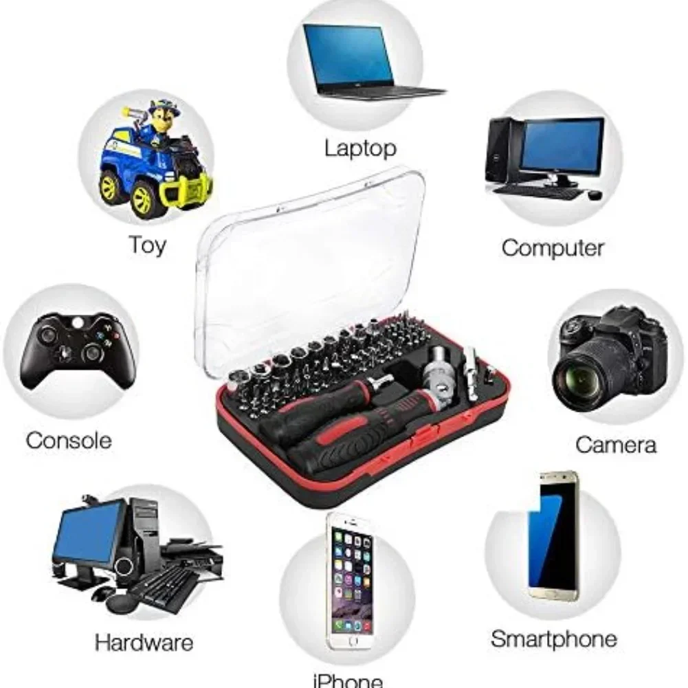 Versatile Ratcheting Screwdriver Set: For , Portable & Perfect For All Ratcheting Electronics Repair Tool