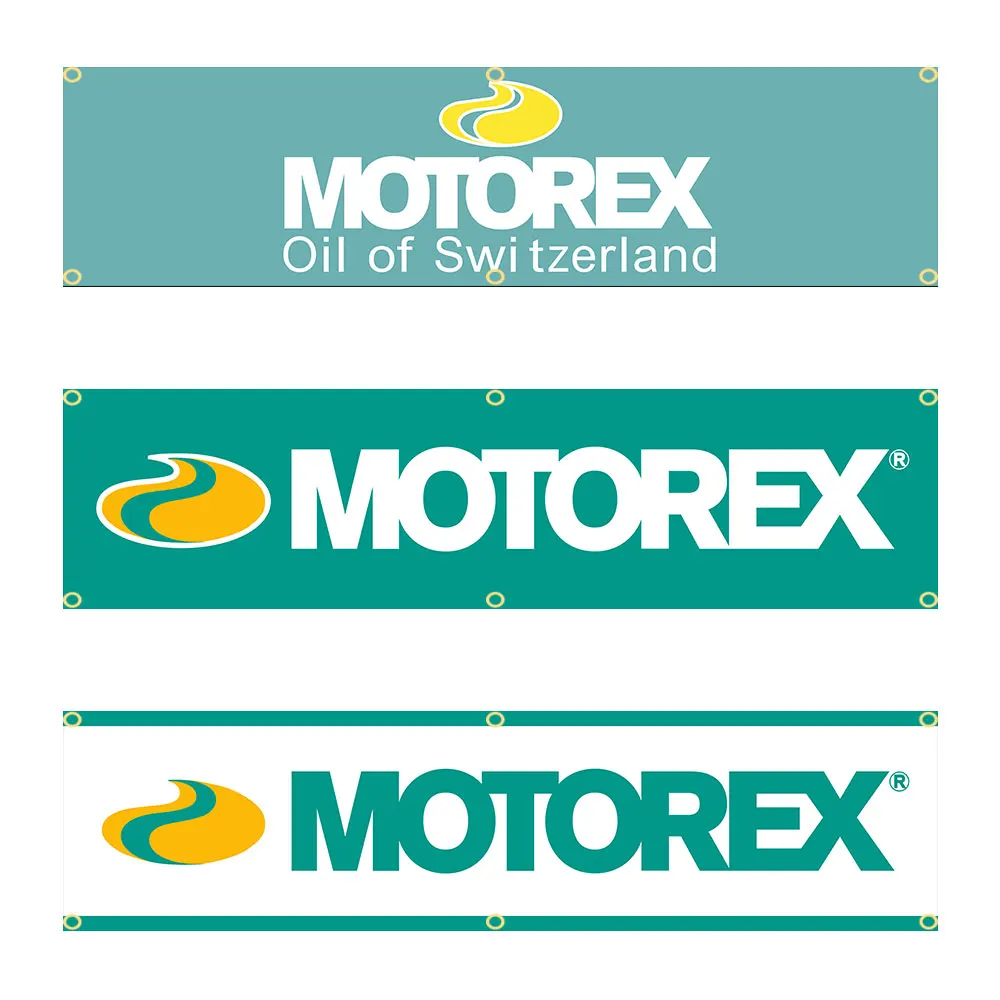 60x240cm Motorexs Engine Oil BANNER arazzo bandiera stampata in poliestere Garage o all'aperto per la decorazione