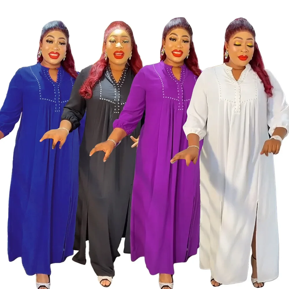 

Abayas For Women Dubai Luxury 2025 African Muslim Fashion Dress Caftan Marocain Evening Party Dresses Boubou Robe Djellaba Femme