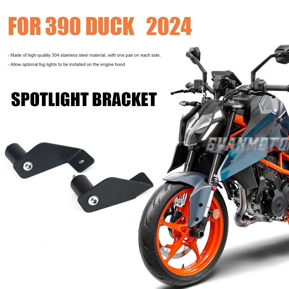 

Motorcycle Front Spotlight Mount Holder Fog Lights Hidden Installation Bracket Stand For 390Duke Duke 390 Duke390 2024