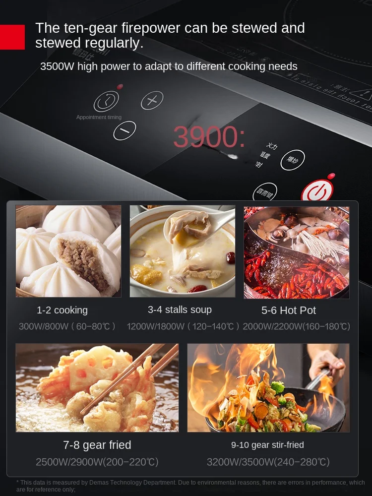 3500w commercial induction cooker high power hotel household milk tea shop flat commercial induction cooker