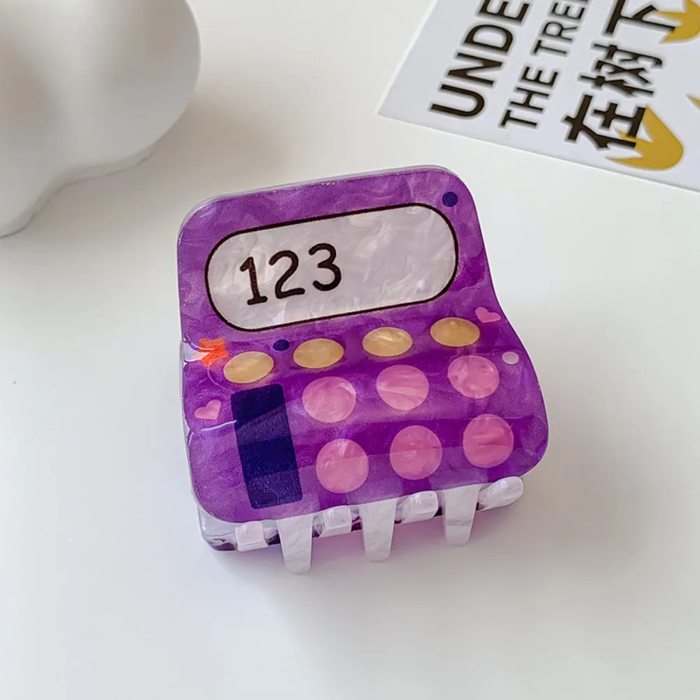 

Милый мультяшный зажим для волос, карандаш, заколки для школьного автобуса, подарок, калькулятор, головные уборы, аксессуары для волос