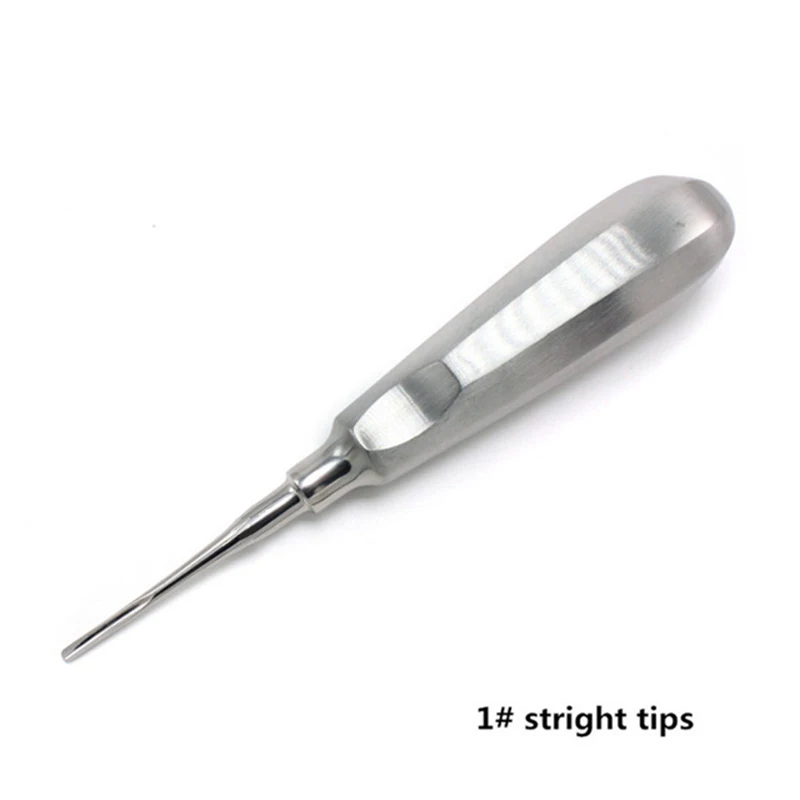 Dental Elevator Stainless Steel Tooth Dentist Tools Kit Stright Curved Root Elevator Minimally Invasive Dentistry Tools