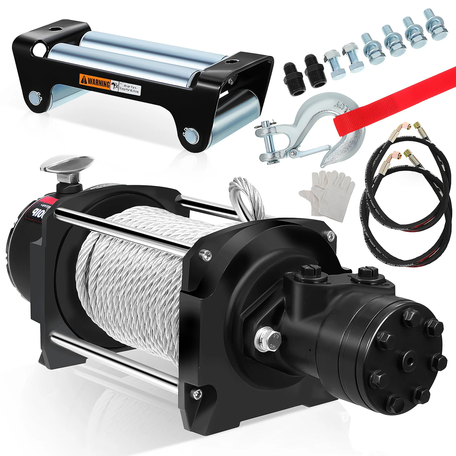 

4500LBS Portable Outdoor Vehicle Recovery Gear – Heavy-Duty Winch Accessory for UTV, ATV and Off-Road Trail Adventures, Ideal for Mountain Riding, Trail Exploration and Outdoor Adventure Trips, Spring Break, Weekend Getaways and Early Summer Outdoor