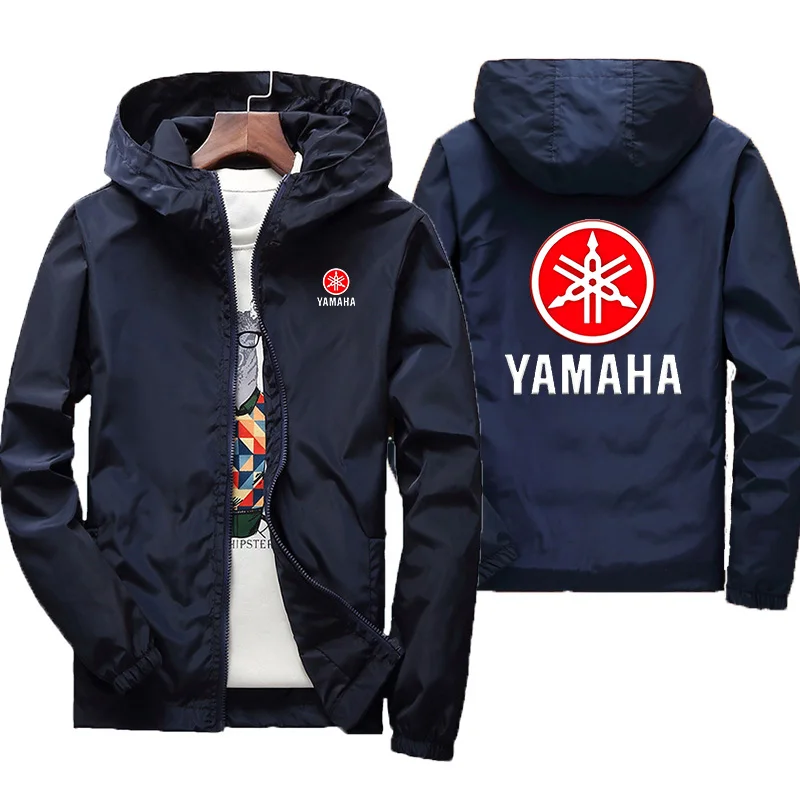 

The new men's thin windproof jacket, featuring the YAMAHA logo, is ideal for sports, leisure, outdoor activities, and fishing. I