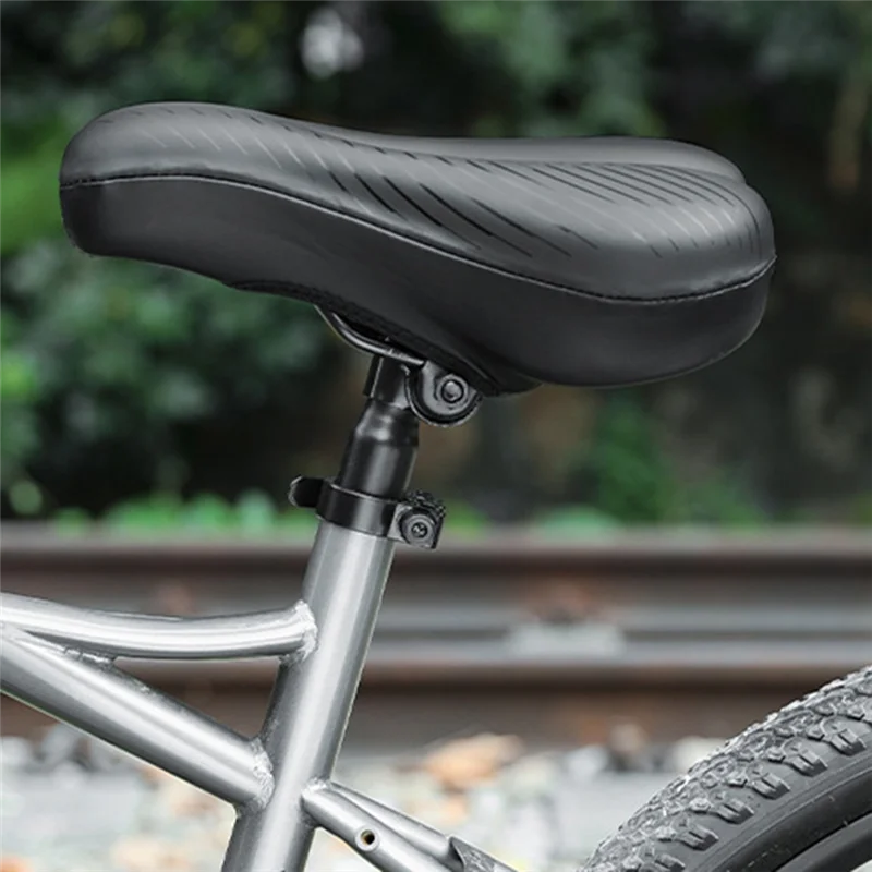 AC22-Bicycle Saddle Cover PU Breathable Rebound Silicone Foam Bike Seat Cover Mountain Bike Seat Cushion Bike Accessories