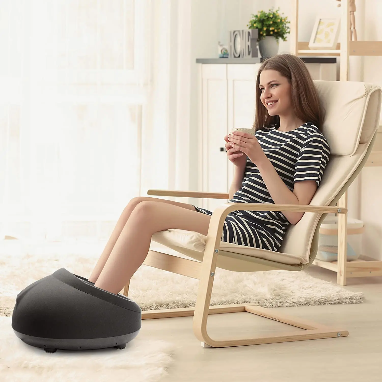 Terapia fisica Attrezzatura per massaggio commerciale Digitopressione Riscaldamento a infrarossi Shiatsu Foot Spa Massaggiatore Macchina per alleviare il dolore