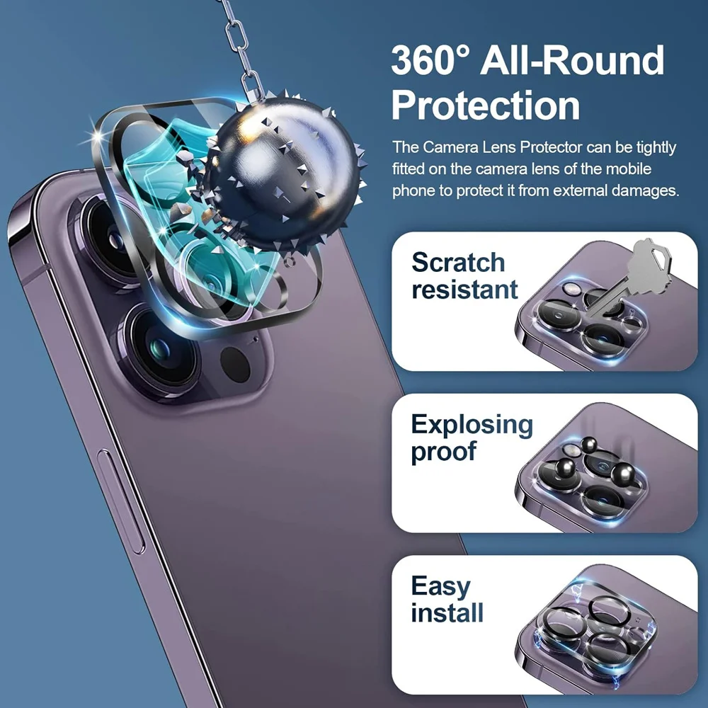 HD Screen Protection For iPhone 16 15 17 14 13 12 11 Pro Max Tempered Glass iPhone15 Pro Camera STB Film iPhone16 Plus 13 Mini