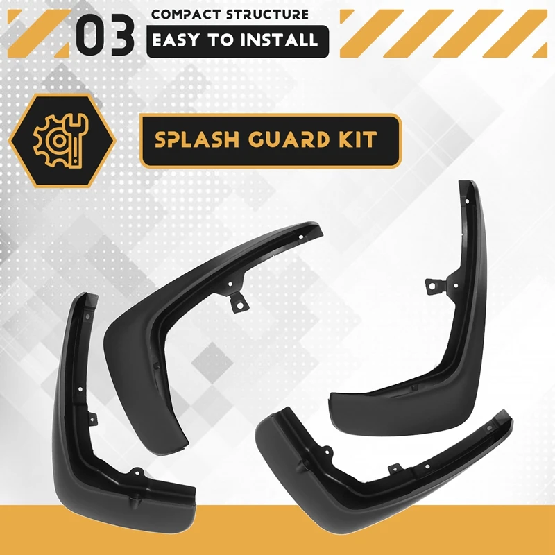 NEW-Mud Guard Mud Flaps Splash Flap Fender Accessories For Land Rover Range Rover Sport 2006 - 2013