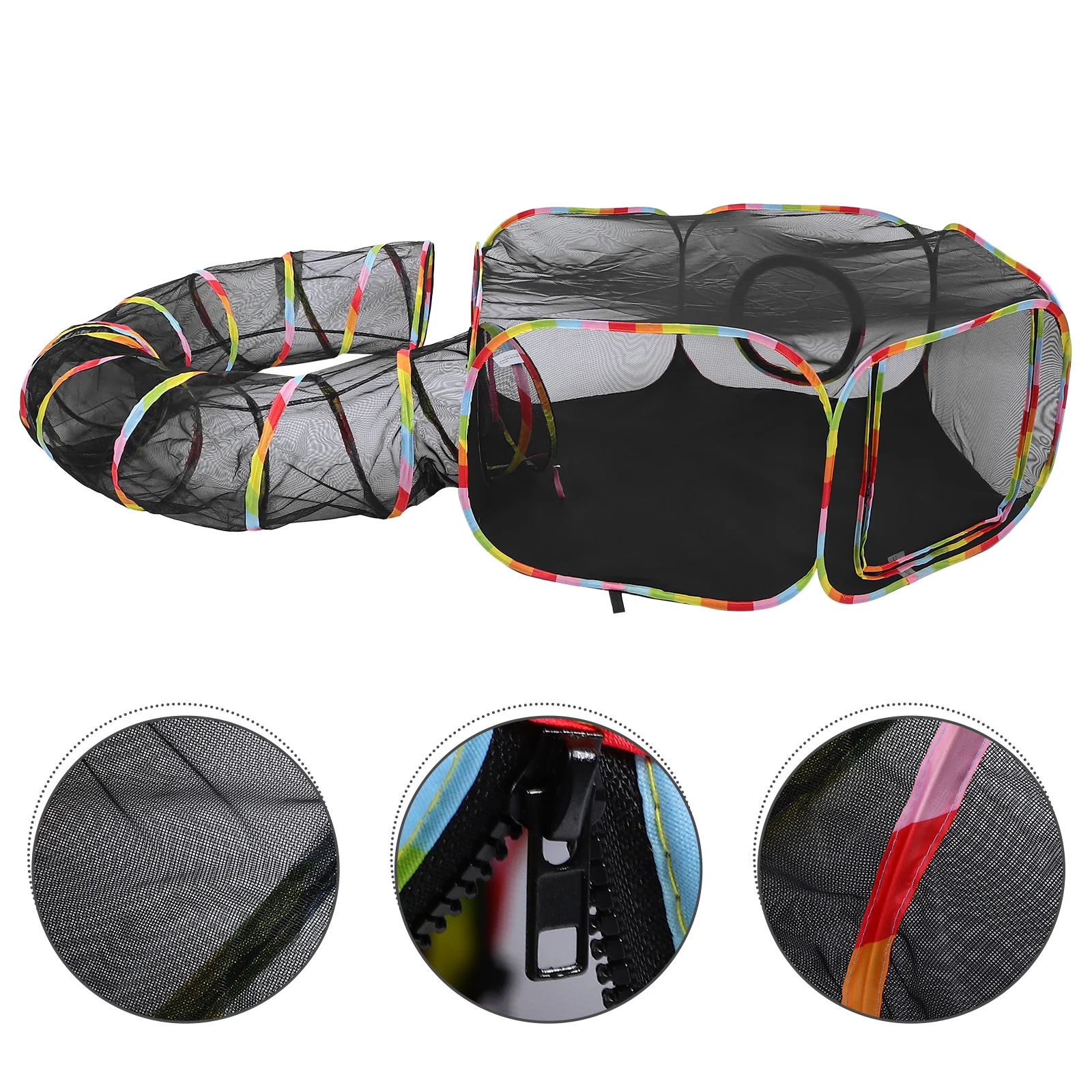 

Tent Portable Playpen Cat Tunnel Outdoor Kitten Enclosure Polyester Outdoor Cat Enclosures Playpen Pet Toy