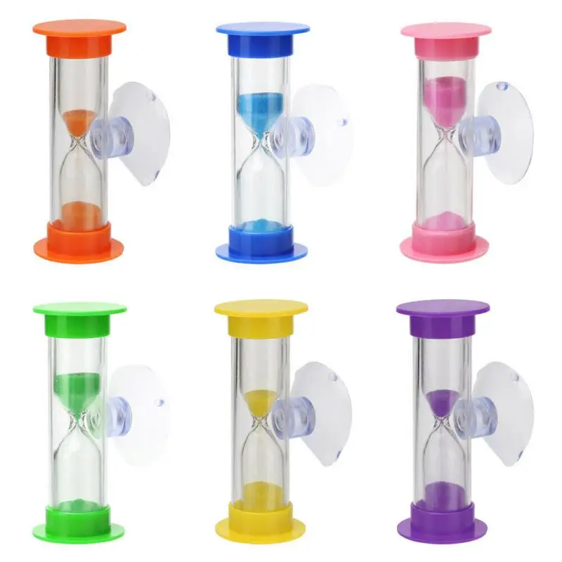 Minute Colorful Hourglass Sandglass Sand Clock Timers Sand Timer Shower Timer Tooth Brushing Timer Children 6 Colors Tools