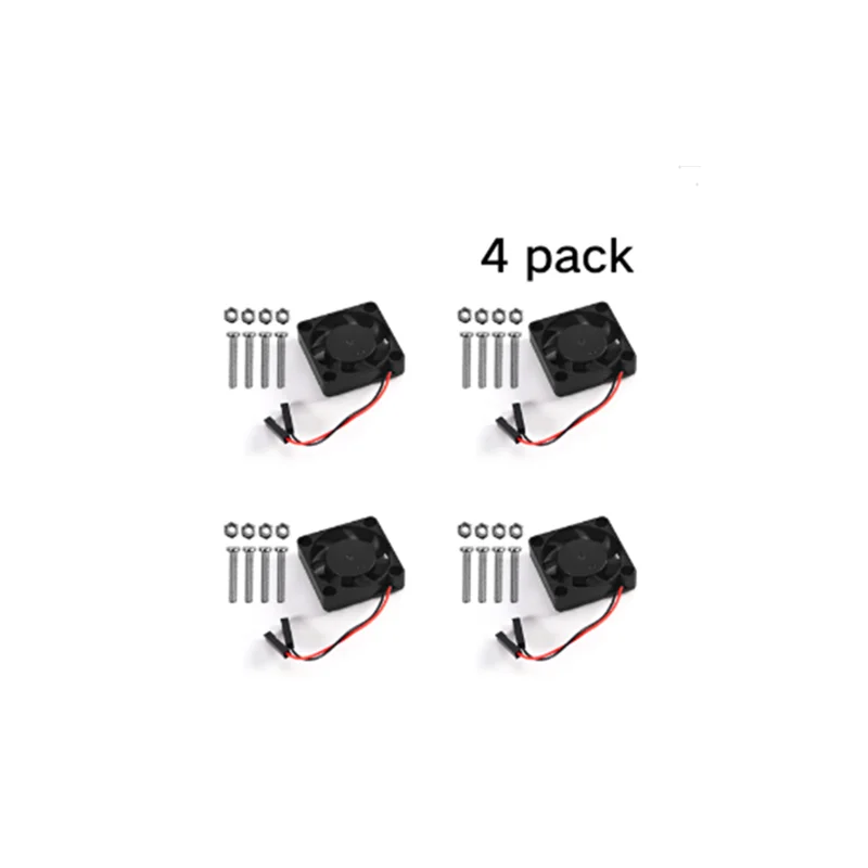 

4 шт. 3007 вентилятор для Raspberry Pi 5 30x30x7 мм охлаждающий вентилятор Pi бесщеточный охлаждающий вентилятор 30 мм 1,18 дюйма 3,3 В 5 В постоянного тока тихий вентилятор для двигателя