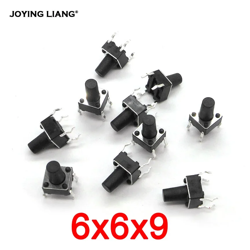 6x6 Touch Switch Four Feet 300,000 Times Life 6 * 6 * 5 / 6 / 7 / 8 / 9 / 10 -17 / 18 / 19 / 20 Small Push Button Switch