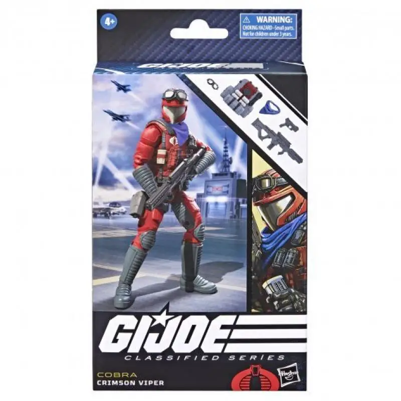 Hasbro GI. Joe Classified-Serie # 85 Crimson Viper Troop-Building 6-Zoll-Actionfiguren für Jungen und Mädchen mit 5 Zubehör als Geschenk