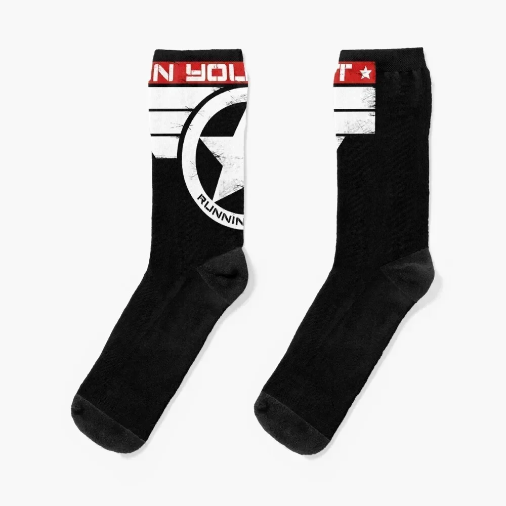 

On Your Left Running Club Hybrid Inverted Socks hockey colored heated cute Boy Child Socks Women's