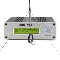 Transmisor de transmisión de largo alcance de radio FM estéreo CZE-T251 0-25W PLL