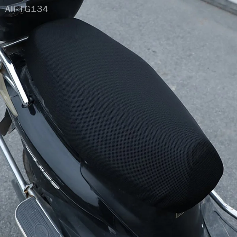 

Motorcycle Seat Cushion Cover Heat Insulation Waterproof Mesh Protector Case Pad for Electromobile