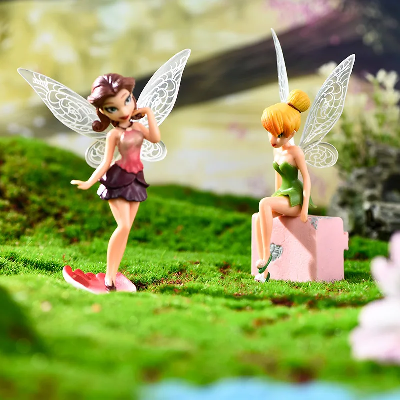 Flower Fairy Flying Wing Family Miniature Artificial Garden Decoration Home Decoration Crafts Succulents Decoration Figurines