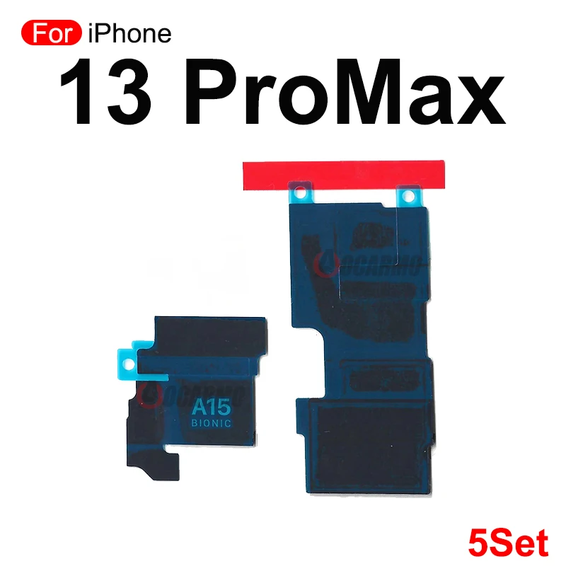 5 pçs placa-mãe condutividade térmica grafite dissipação de calor de papel adesivo para iphone 13 pro max 13 mini peça de substituição