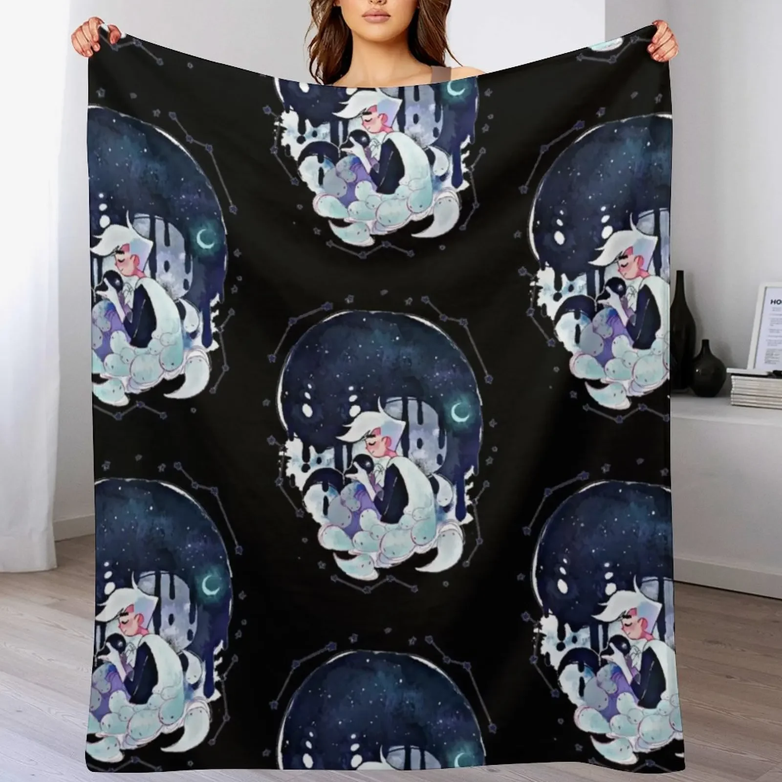 

Danny phantom Throw Blanket Decoratives Multi-Purpose funny gift For Sofa Thin Blankets