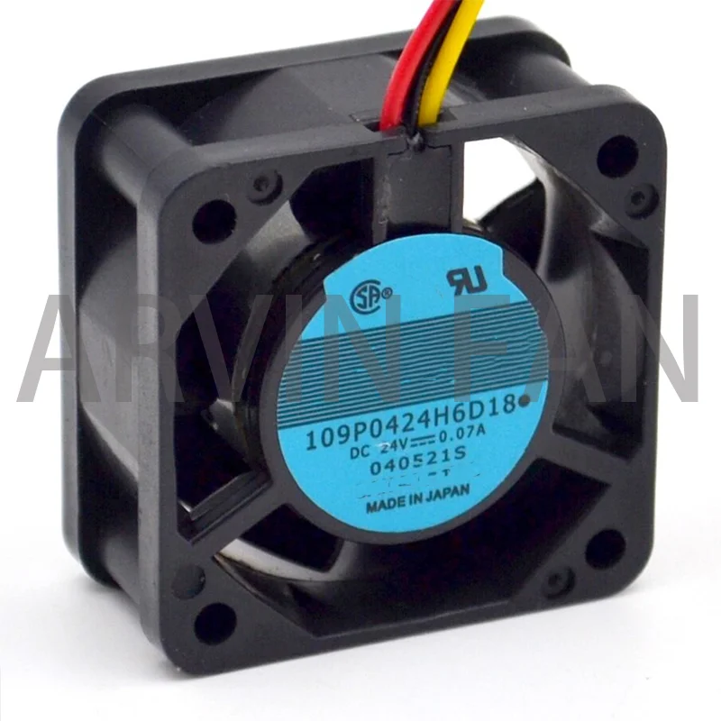 Cooling Fan 109P0424H6D18 40mm 4cm 24V 0.07A 3wire