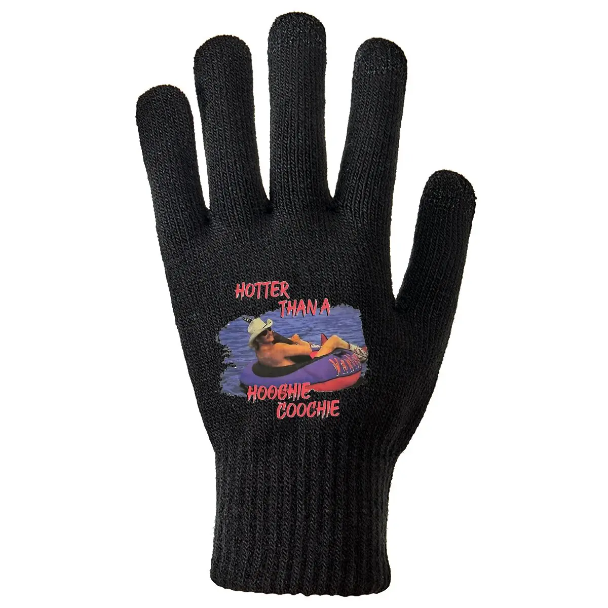 

Hotter Than A Hoochie Coochie дизайн Простые перчатки на теплой подкладке для езды на велосипеде и кемпинга