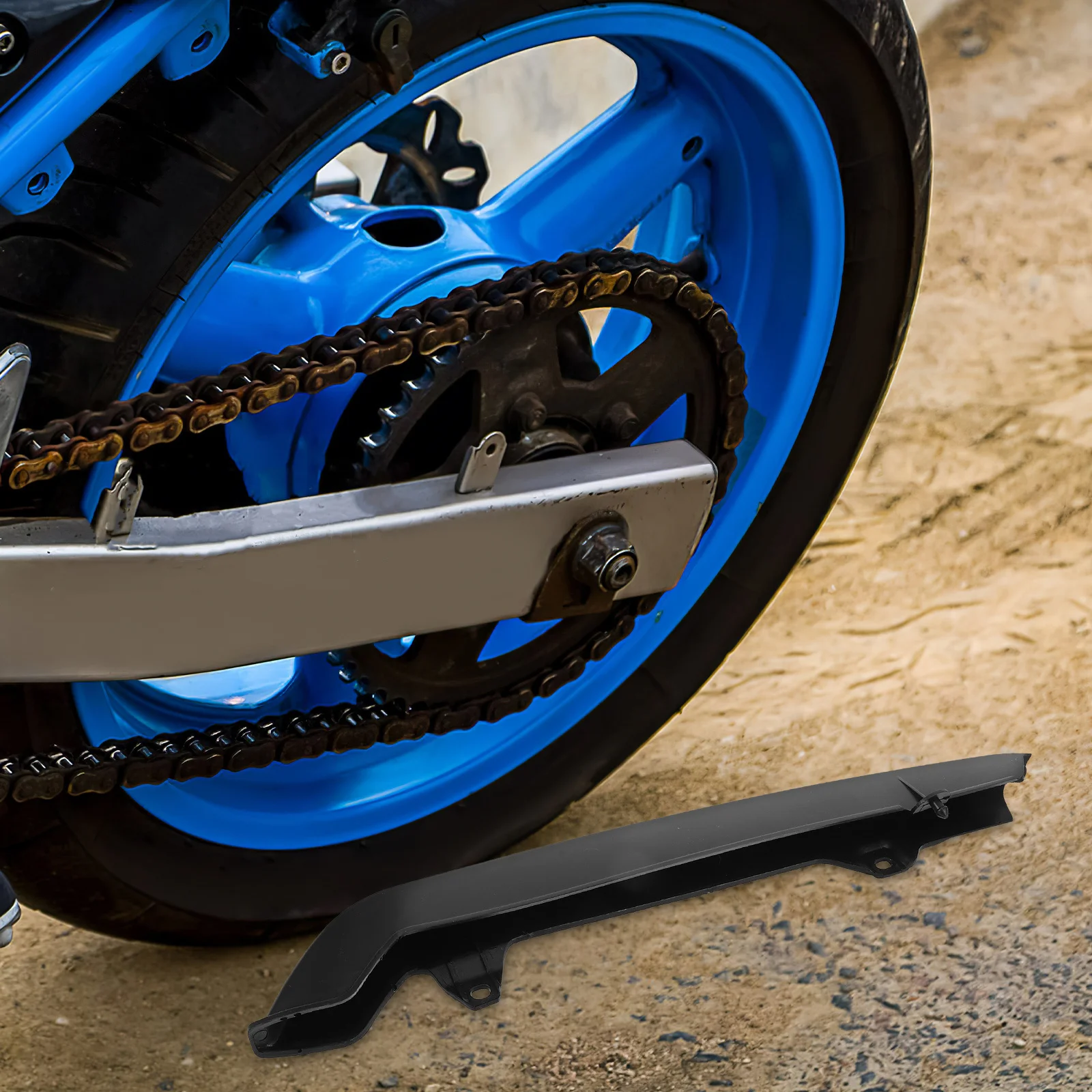 

Guard For Gs125 Motorcycle Sprocket Protector Sturdy Iron Bike Cover Pit Bike Sprocket Chain Cover Motorcycle Chain Guards