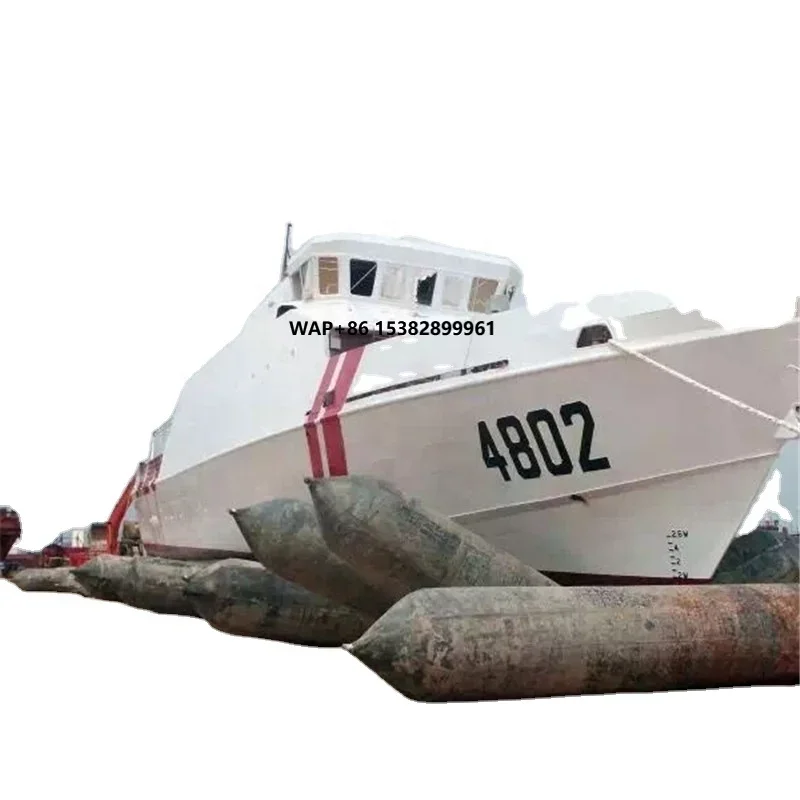 High Pressure Inflatable Ship Launching airbag Marine Rubber Airbags Refloat Float Marine for Ship Undocking/salvaging