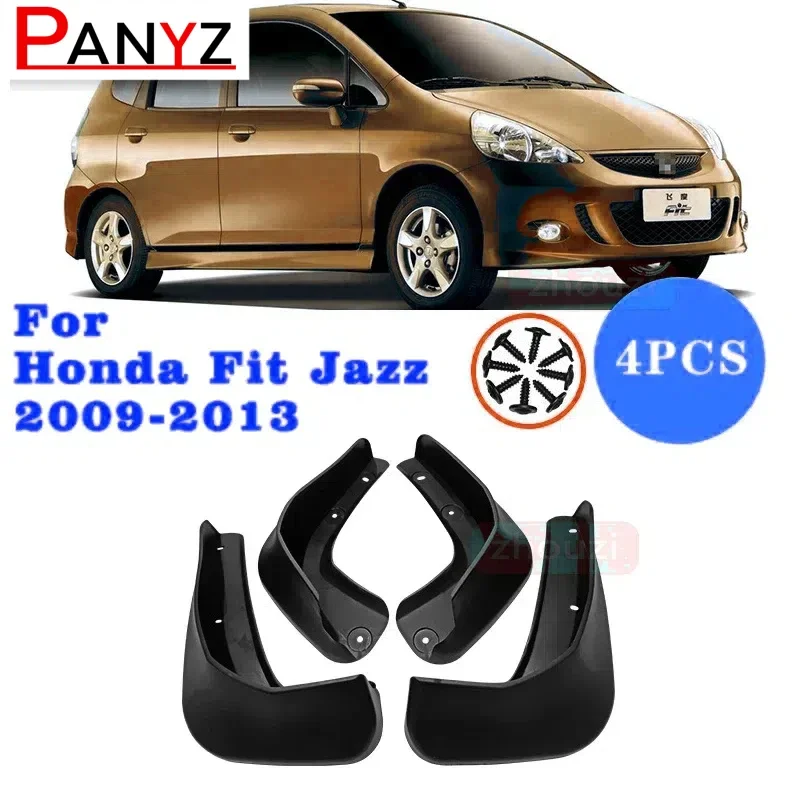 4PCS Rear Mudguards For Honda Fit Jazz Sport pro 2003-2021  Mud Flaps Guards Mudflap Protect Car Accessories