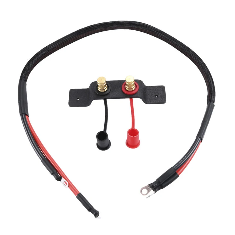 

Remote Battery Terminal Relocation Kit Jump Post Cable 8AWG High Quality Fit for Can Am Maverick X3 Polaris RZR