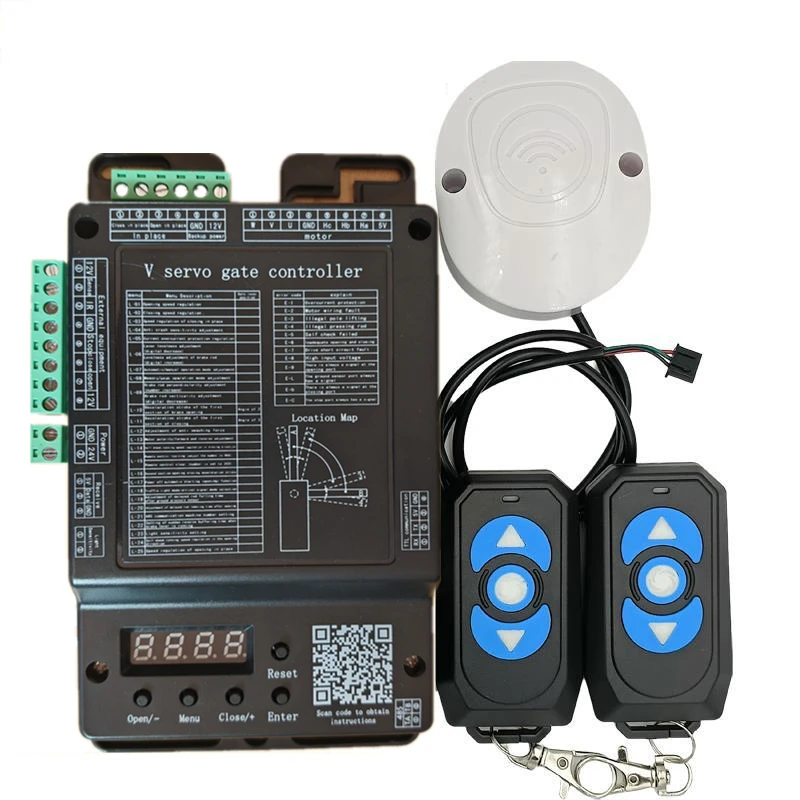 DC24V Brushless Motor Servo Parking Gate Controller with IP65 Protection Anti-Tailgating Function for Vehicle Barrier Turnstiles