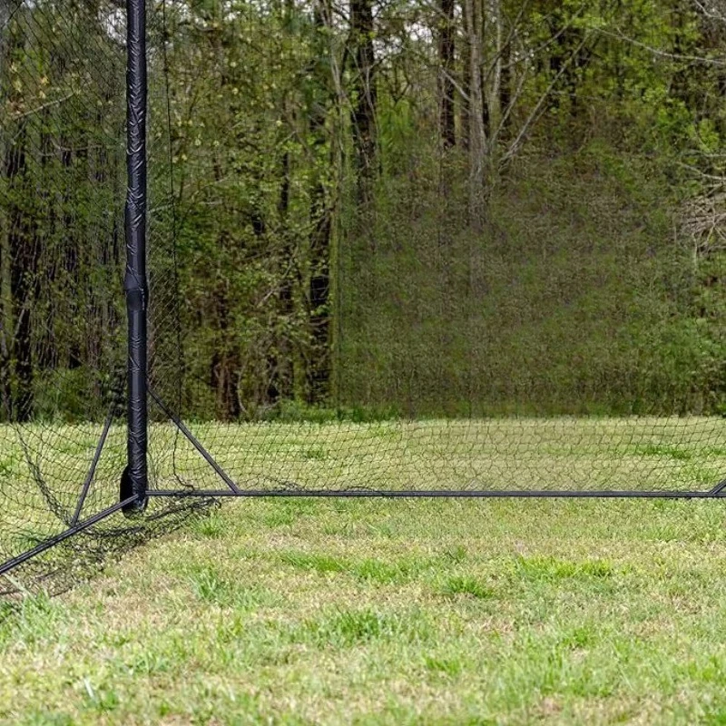 Cross-border Heavy-Duty PE Baseball Batting Cage Practice Net with Detachable Training Tennis Net