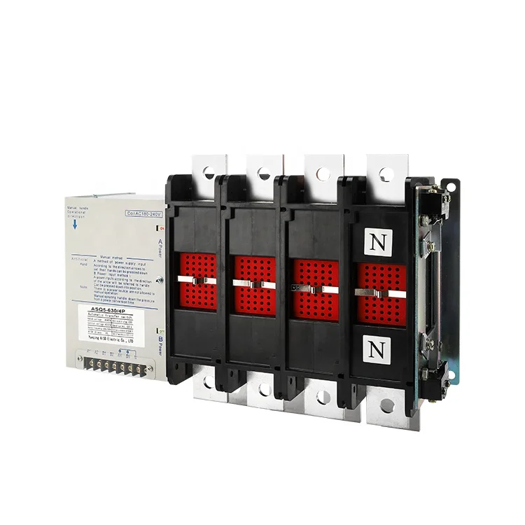 High Stability 630A 690V 4P ATS Dual Power Automatic Transfer Switch