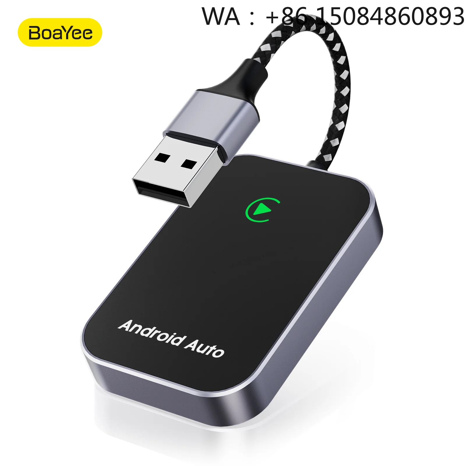 Wireless CarPlay Adapter High Performance Dual Band WiFi with Siri Voice Control for  Android Auto