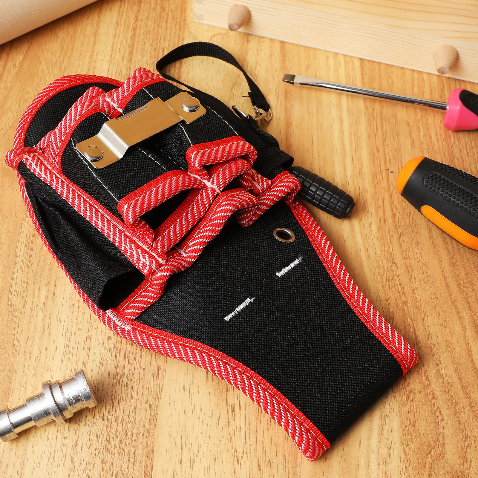 

Fanny Pack Tool Bag Electrician Tool Pouch Polyester Small Bags For Men Large Capacity Compact Lightweight Maintenance