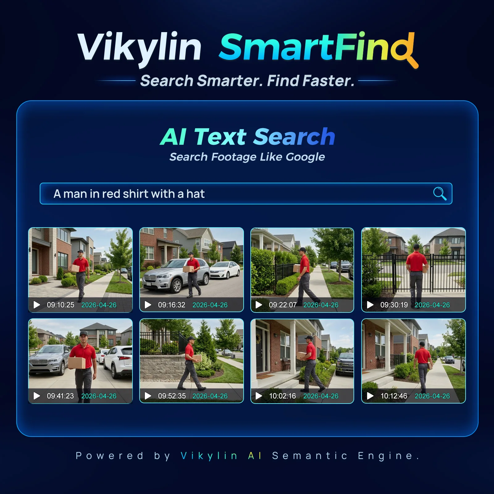 Vikylin 4K NVR 16CH 8POE Home CCTV Security Surveillance System UP to 12MP Support Smart Find Network Video Recorder P2P H.265+ view 2