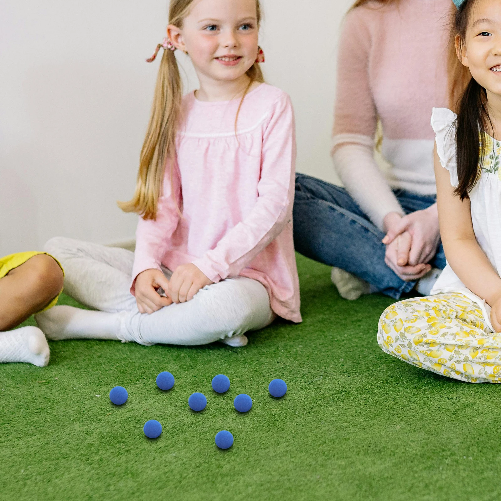 

50Pcs Colorful Mini Soft Bouncy For Baseball Skills Practice Fun Use Birthday Party Game Supplies