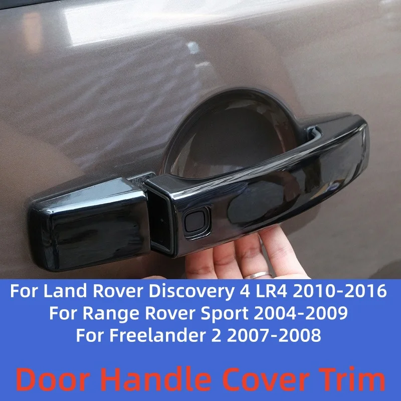 For Land Rover Discovery 4 LR4 Range Rover Sport Freelander 2 ABS Door Handle Cover Trim Car Decoration Styling Accessories 8pcs