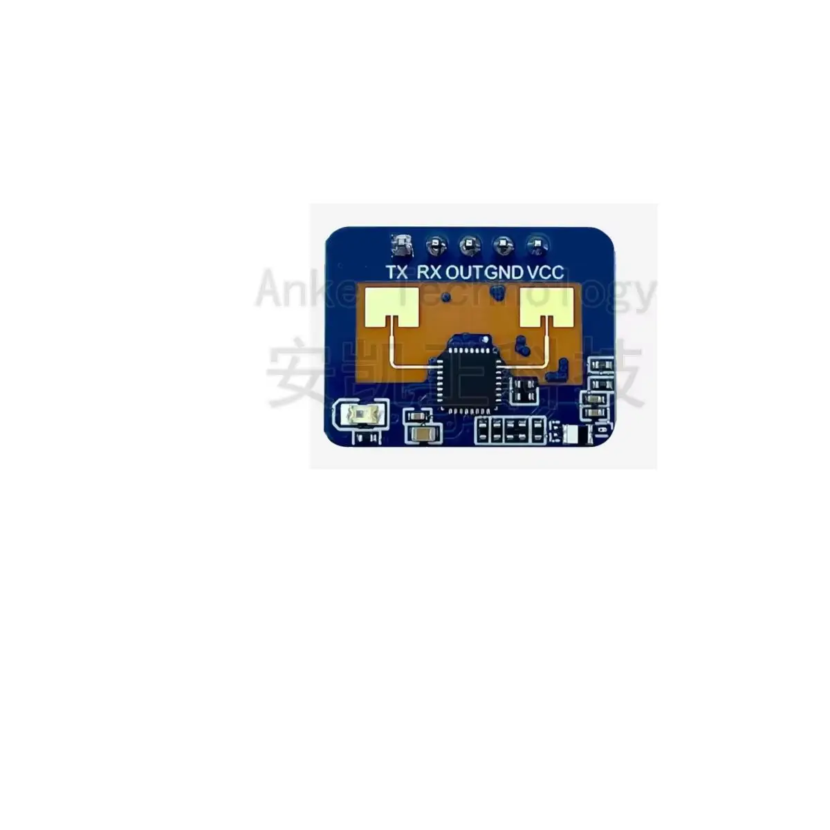 24G Human‑Sensing Radar LD2410C Radar Module, Square‑Packaged Smart Sensor With Bluetooth