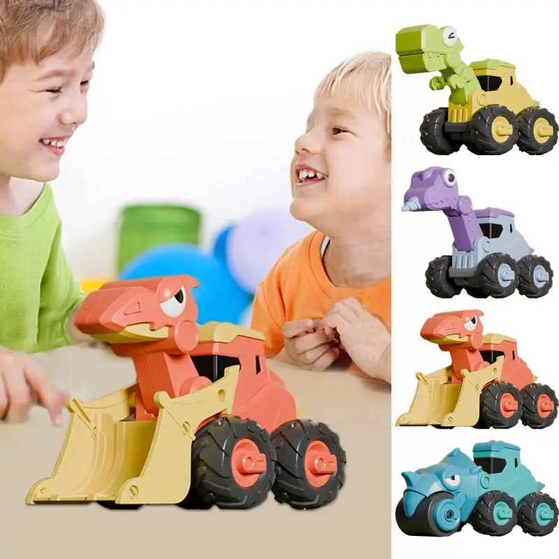 

Push And Go Car Toy Dinosaur Engineering Vehicle Toy Inertia Vehicle King Stunt Vehicles Toy Gifts For Boys Kids Education Toys