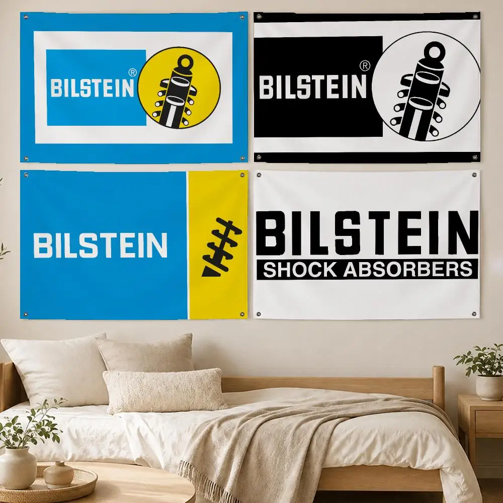 Premium Brand Bilstein Flags Room Bedroom Home Outdoor Wall Hanging Concert Printed Background Decoration Art Banne