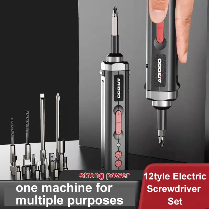 

Набор миниатюрных электрических отверток с высокой точностью, многофункциональный, для точного ремонта бытовой техники и мебели