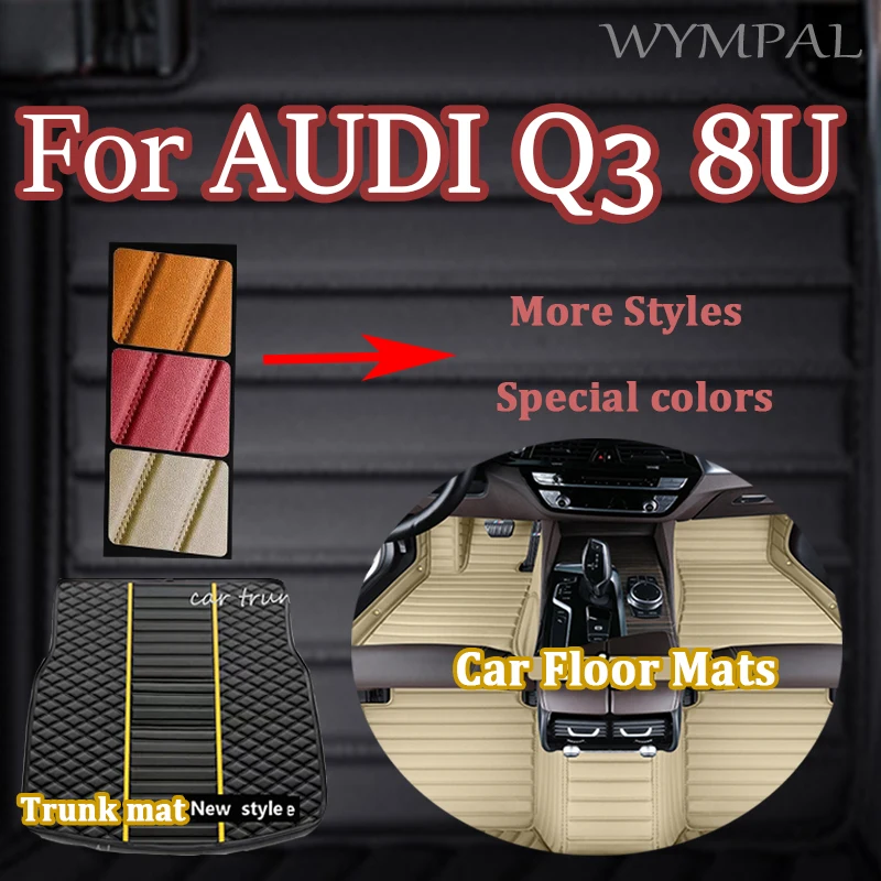 

Luxury Car floor mats for AUDI Q3 8U 2012 2013 2014 2015 2016 2017 Custom auto foot Pads automobile carpet cover interior mats