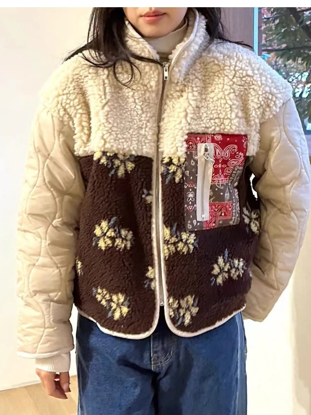 معطف شتوي نسائي لطيف من القطن من Jaet متعدد الاستخدامات، دافئ ومريح، مقاس صغير عصري #4