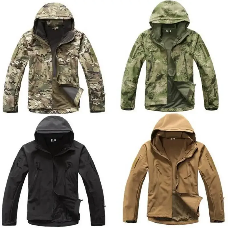 High quality Lurker Shark skin Soft Shell TAD V 5.0 Military Tactical Jacket Waterproof Windproof Army bomber jacket Clothing