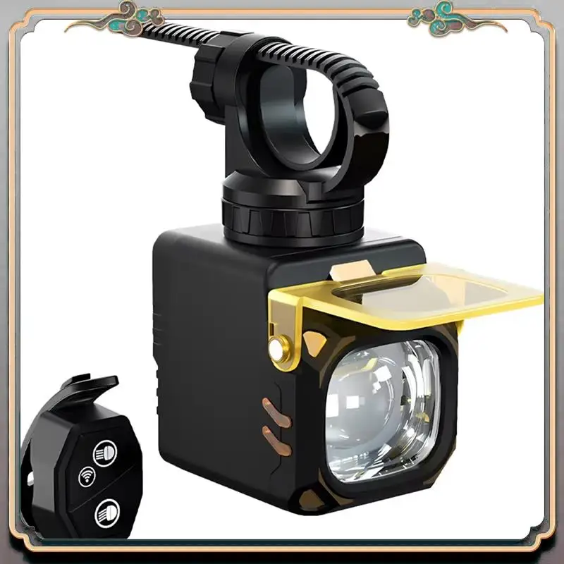 

MQBH-ультра яркий велосипедный фонарь, перезаряжаемый беспроводной пульт дистанционного управления, передняя лампа, MTB велосипед для ночной езды, аксессуары для велоспорта