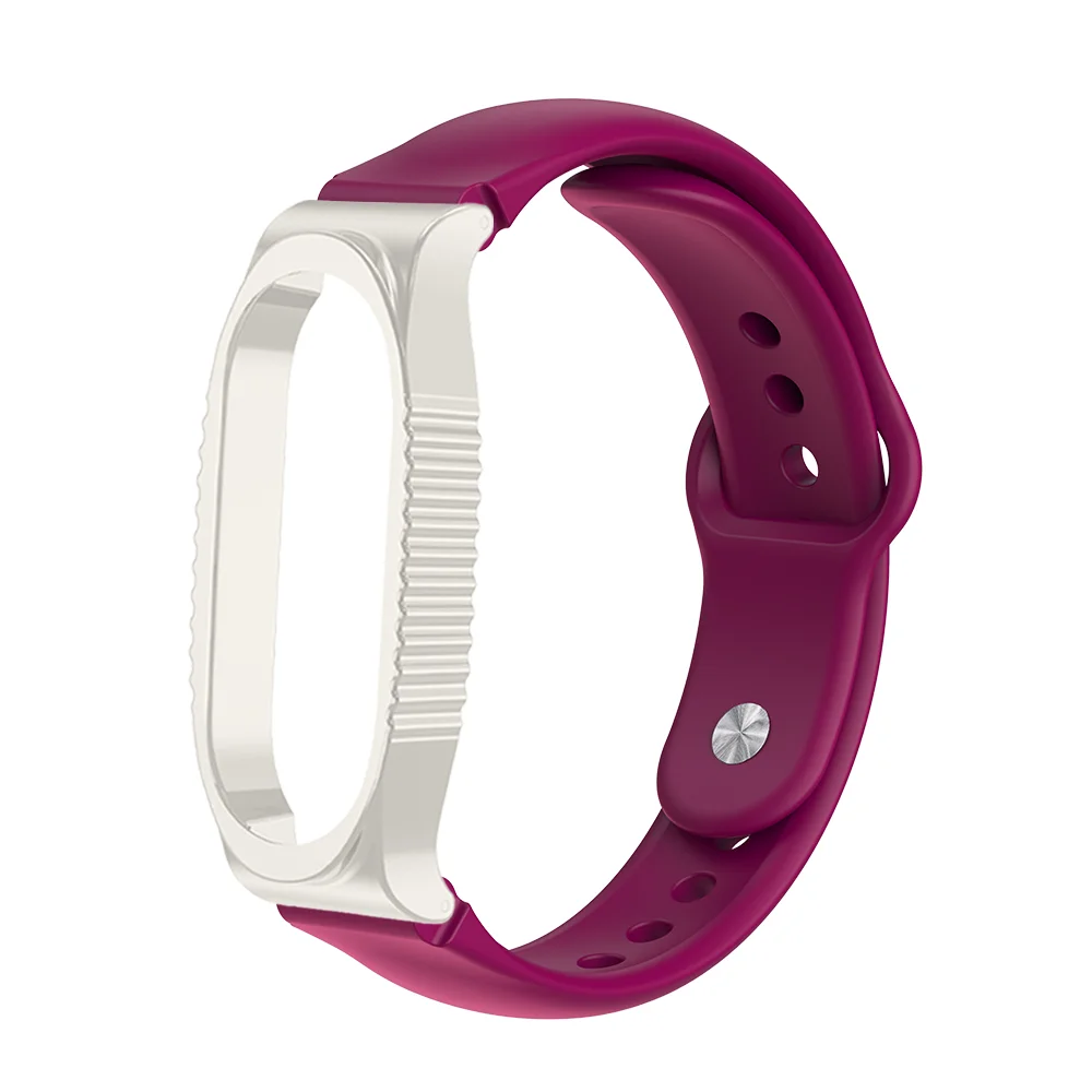 

Watch Strap For Xiaomi Band 3/4/5/6/7 with Reverse-buckle & Protective Case Quick Release Lightweight Smart Watch Band Men Women